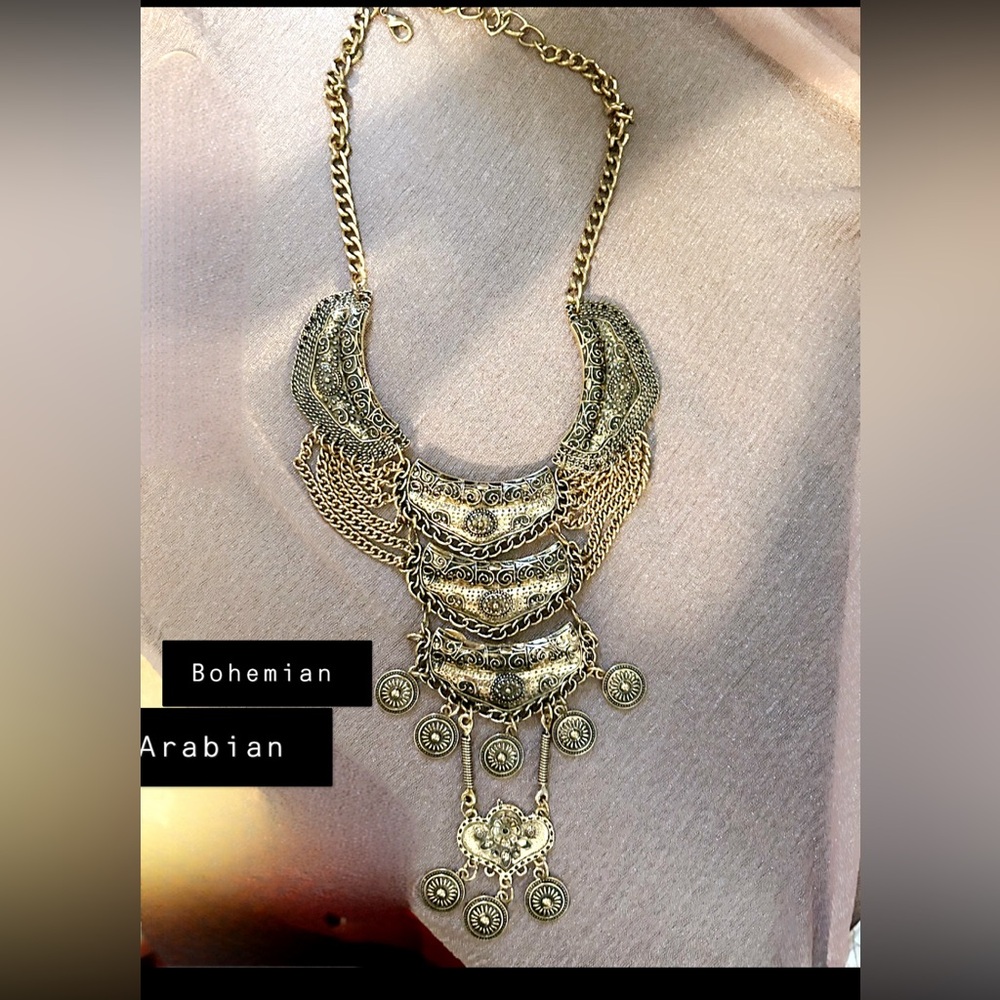 Bohemian /Arabian necklace.